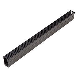 Aco Slimline afwateringsgoot 100 cm Zwart