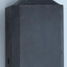 Betonpaal glad diamantkop tussenpaal 10x10x275cm Antraciet