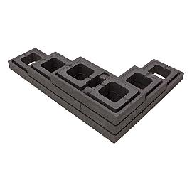 Moodul Muurelement 30x60x9 cm Black