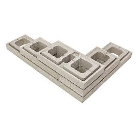 Restpartij Moodul Muurelement 30x60x9 cm Grey