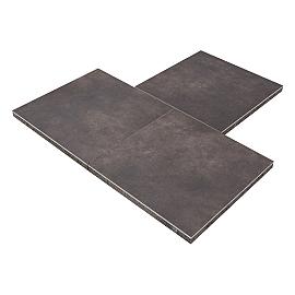 GeoCeramica 60x60x4 cm Cendre Feu