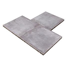GeoCeramica 60x60x4 cm Concreet Black