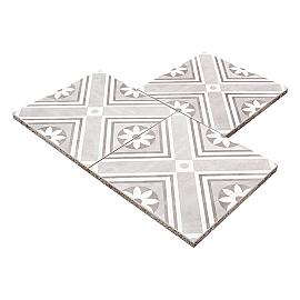 GeoCeramica 60x60x4 cm Concreet Flower Decorate