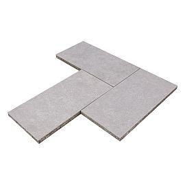 GeoCeramica 40x80x4 cm Impasto Grigio