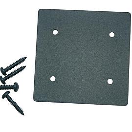 Alu Paalkap 90x90 mm Antraciet RAL7016 tbv IdeAl en SeriAl scherm - 1233