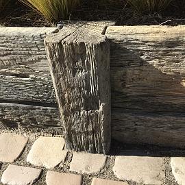 Timberstone tussenpaal 15x15x65 cm Driftwood (niet per post te versturen)