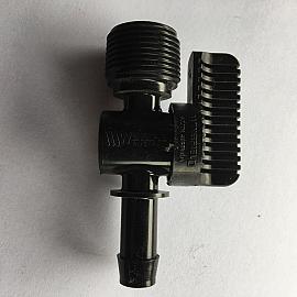 Slangkraan met schroef 3-4 buiten 12mm