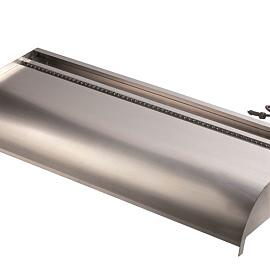 Nevada 90 LED waterval. rvs 33 cm diep met led-verlichting