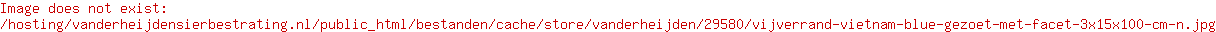 Vijverrand Vietnam Blue gezoet met facet 3x15x100 cm N