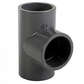PVC 075 T stuk 90° 3xL-75mm