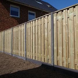 Betonpaal ruw 10x10x180cm voor toog en rechte schermen Antraciet