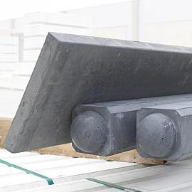 Betonplaat Dubbelzijdig Glad 225x26x3.4cm Antraciet