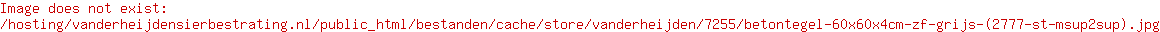 Betontegel 60x60x4cm ZF grijs    (2.777 st-m<sup>2</sup>)
