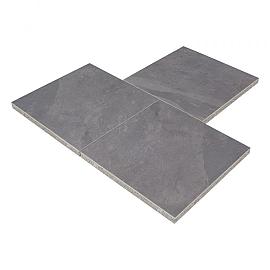 GeoCeramica 60x60x4 cm Tracks Mustang Dark