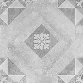 GeoCeramica 60x60x4 cm Symbol Block Smoke