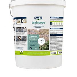 Romfix Drainvoeg Voegmiddel 25 kg Steengrijs