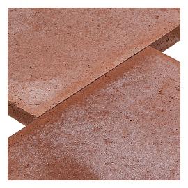 Schellevis tegels 60x60x5 cm Roodbruin
