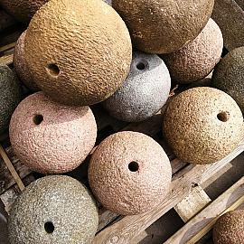 Restpartij Borrelsteen Chinees Graniet diverse kleuren Ø 30 cm (Uitlopend) OW2019