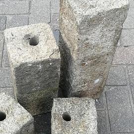 Restpartij Fonteinset3 Graniet Grijs 15x15x 20-35-50cm (Uitlopend) OW2019