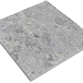 Spotted Blue Gevlamd-Geborsteld 100x100x3 cm