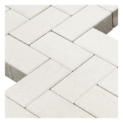 BSS klinker 8cm H 21x10.5x8 cm (44 st-m<sup>2</sup>) verkeerssteen wit