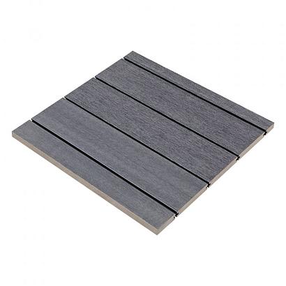 WPC terrasplank Vintage Graphite - Wenge 23x138x5000mm Massief 2856-500