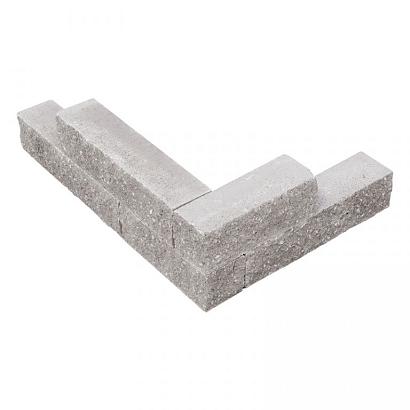 Splitblok noors grijs 38x9x9 cm