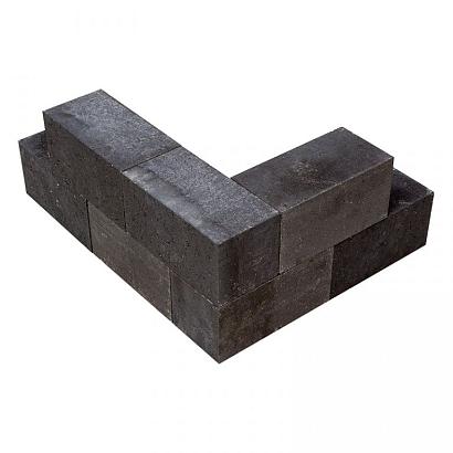 Stapelblok Linia-Patio Strak Antraciet 30x15x15 cm