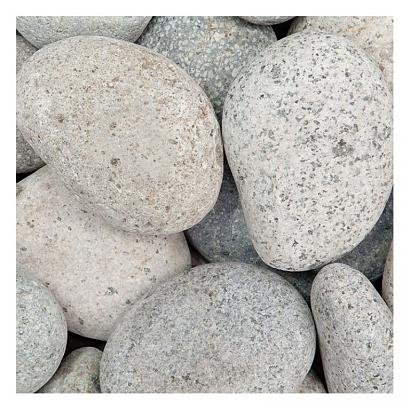 BigBag Beach pebbles 4-6cm grijs