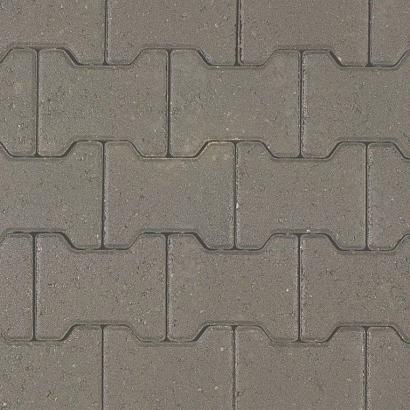 H-Profielsteen 8cm Grijs met facet