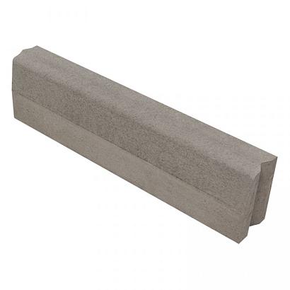 Trottoirband 13-15x25x100 cm Grijs vb