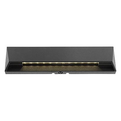 In-lite Wedge Slim Dark Wall 12V 1W LED Alu Dark Grey Warm White