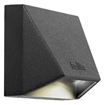In-lite Mini Wedge Dark (new) wall 12v-1.5w led alu. Dark Grey WW
