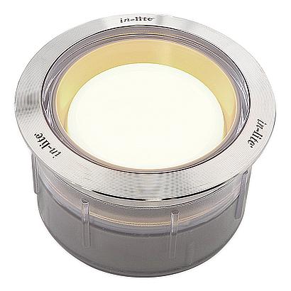 In-lite FUSION 60 Integrated 12V-1W LED RVS Ø60mm WW