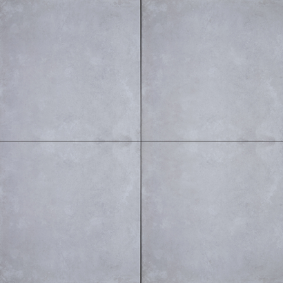 Keramische tegel 80x80x1 cm Concreet Silver