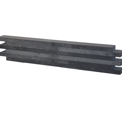 GeoStylistix 59.5x9.5x4 cm Shaded Grey