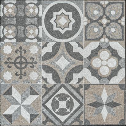 GeoProArte Design 60x60x4 cm Mosaic Modern Taupe Deco