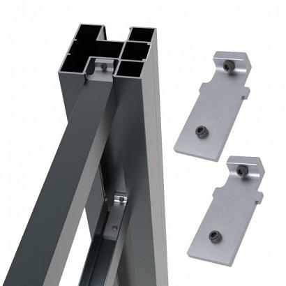 Boston U-lijst start-top L-175 cm 25x30mm RAL7016 - 2644