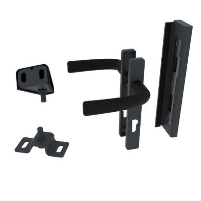 Poortbeslag voor Boston Aluminium Poort RAL7016 - 2544