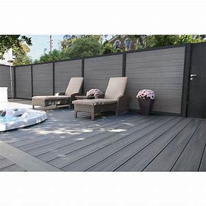 WPC Premium Fence Board Modern Dark Grey 21x160mm L-178 cm - 2341