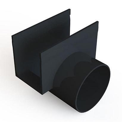Aco Slimline Zij-uitloop 80mm