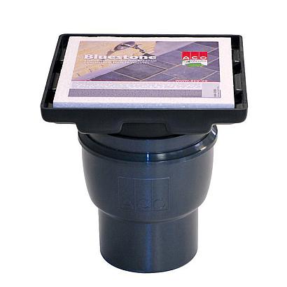 BlueStone put RVS opzet +onderuitlaat
