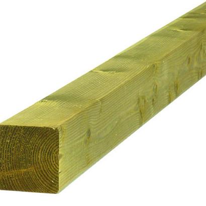 Paal grenen 88x88x2700 mm TV