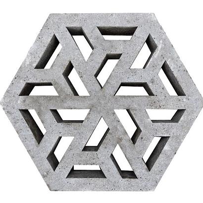 Schellevis Eco tegel 37.5x37.5x7 cm Grijs