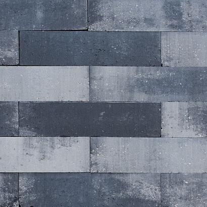Stapelblok Grijs-Zwart 60x15x15 cm
