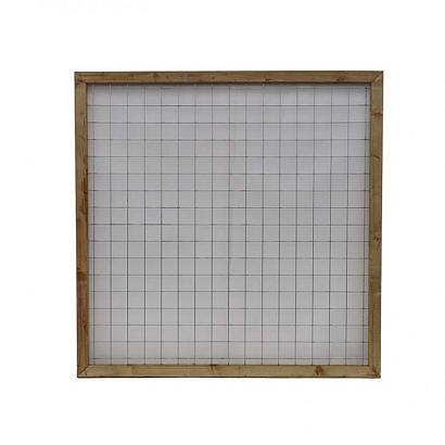 Gaasscherm geimpregneerd 180x180cm mazen 10x10cm