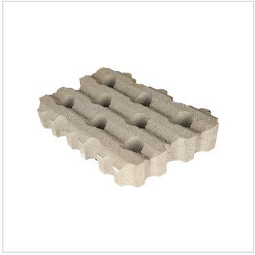 Grastegel H 41x61x12 cm Grijs