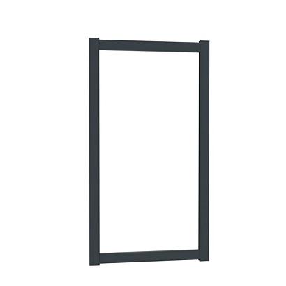 Boston alu vulbaar poortframe 98x183cm RAL7016 incl insteekslot - 2698