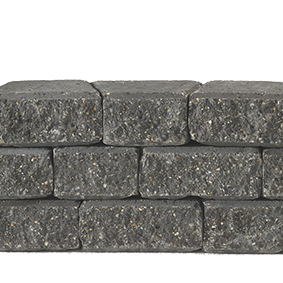 Granubrick 23.1-15.3x20x10 cm Antraciet