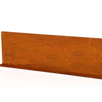Kantopsluiting Stroke (flg) 300x16,5 cm Corten